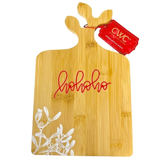 CWC Christmas Bamboo Serving Board Ho Ho Ho - Picture 8 of 12